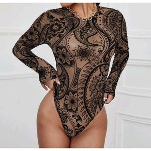 Never Worn: Sheer Bodysuit